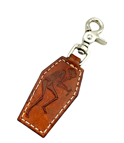 Sneakreaper Leather Keychain