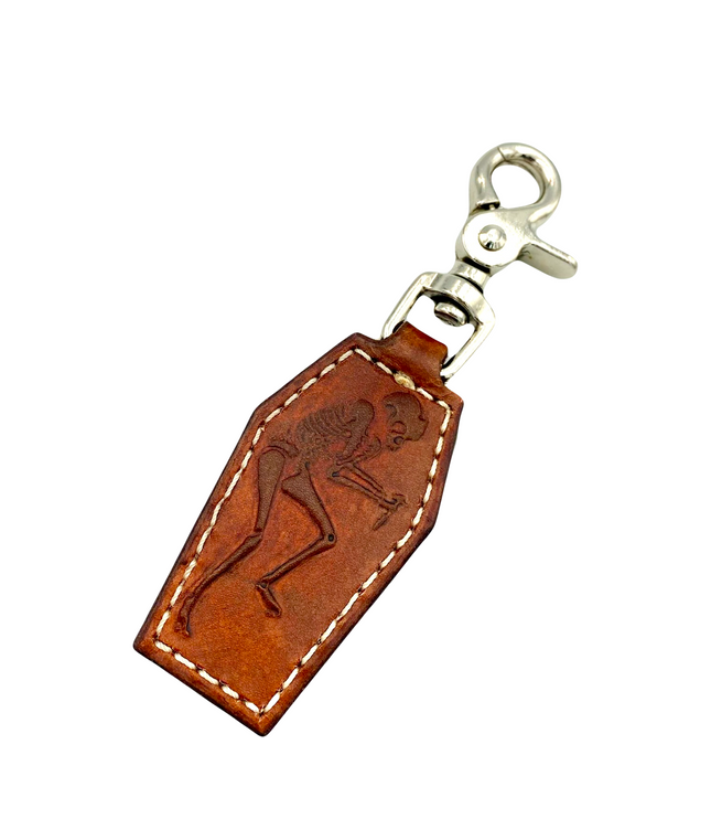 Sneakreaper Leather Keychain