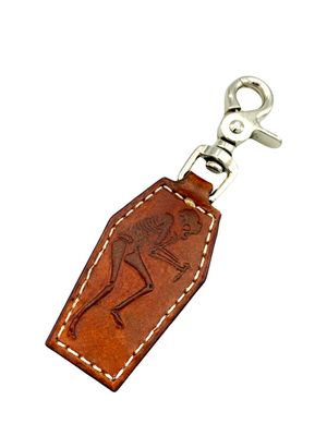 Sneakreaper Leather Keychain