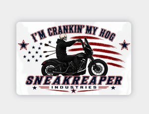 Cranking Hog Sticker