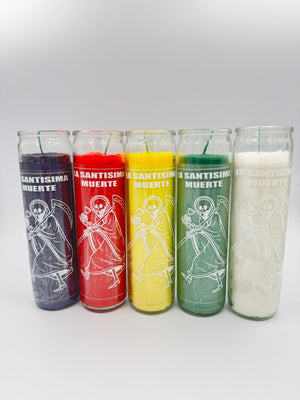 Veladoras Milagrosas de la Santísima Muerte Viajera