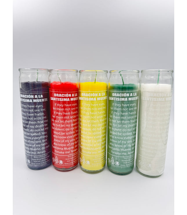 Veladoras Milagrosas de la Santísima Muerte Viajera