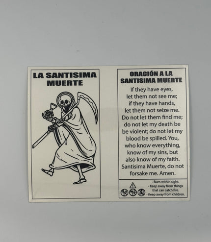 Veladoras Milagrosas de la Santísima Muerte Viajera