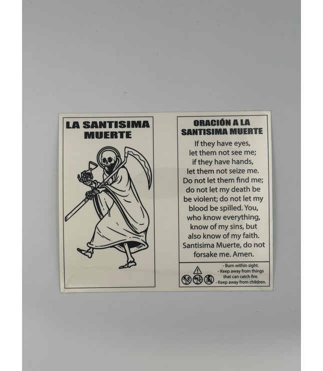 Veladoras Milagrosas de la Santísima Muerte Viajera