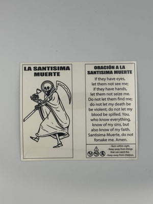 Veladoras Milagrosas de la Santísima Muerte Viajera