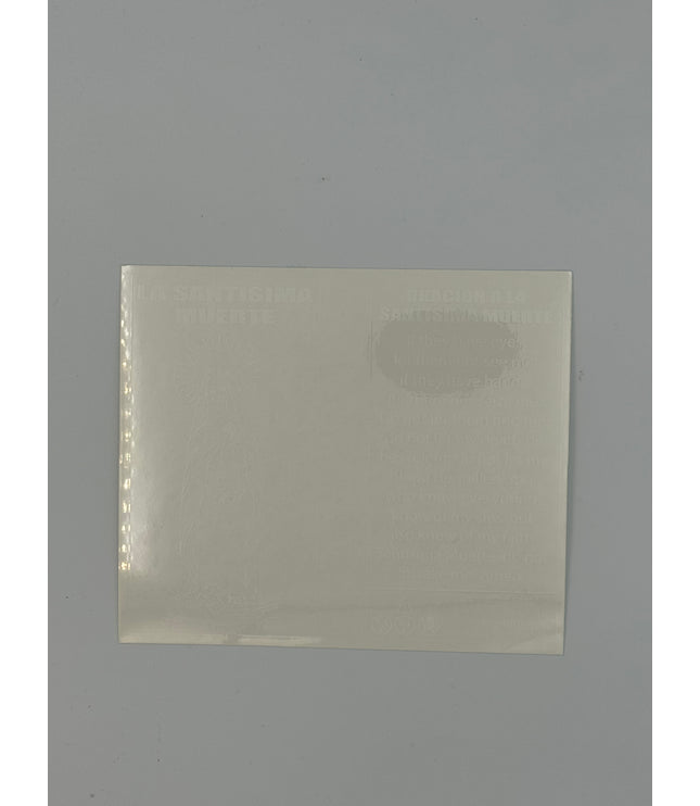 Veladora Milagrosa De la Santísima Muerte de las Flores Secas