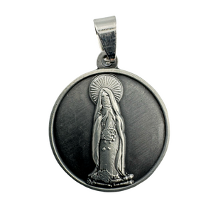 Dije Santa Muerte de las flores secas -Seven Charms