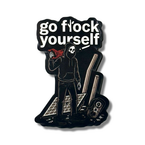 Go Flock Yourself Sticker