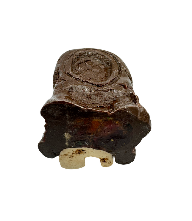 White Santa Muerte On A Throne Figure