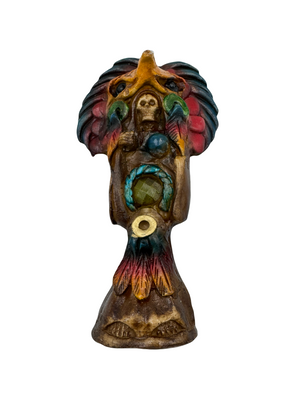 Santa Muerte Azteca Statue
