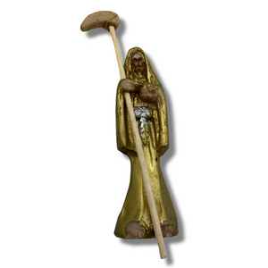 Santa Muerte Travelers Statue With Removal Scythe