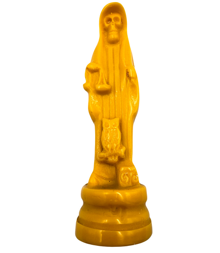 Vintage Resin Santa Muerte Statue