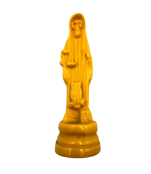Vintage Resin Santa Muerte Statue