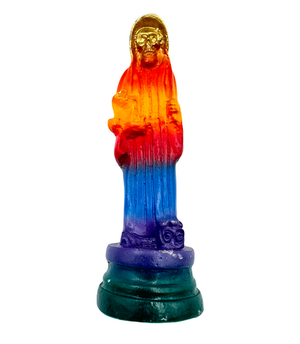 Vintage Resin Santa Muerte Statue