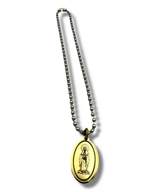 Hooligan H.C. Custom Sneakreaper & Santa Muerte Necklace