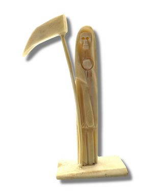 4.5” Bone Santísima Muerte Statue