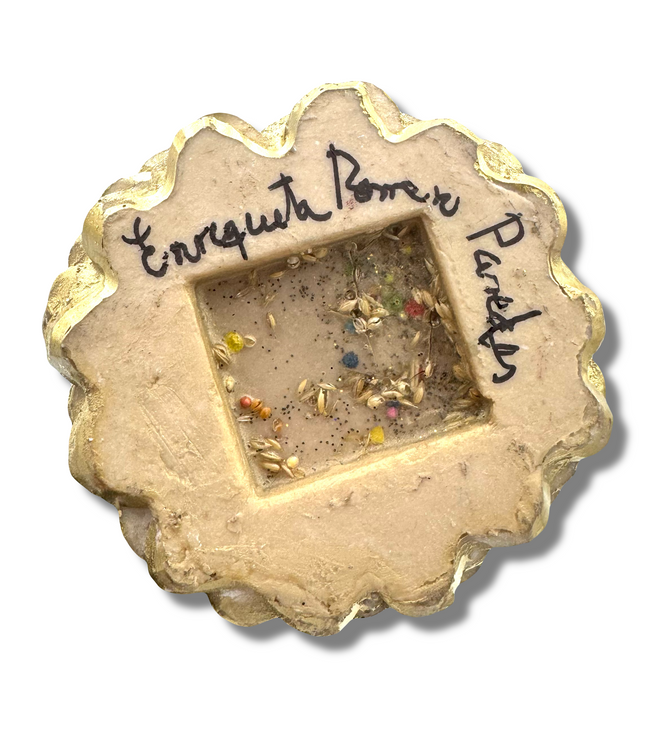 Doña Queta Hand Dressed Santa Muerte Statue With Hand Written Blessings & Photo