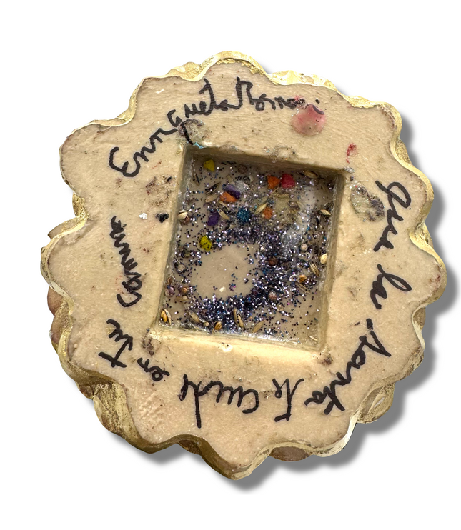 Doña Queta Hand Dressed Santa Muerte Statue With Hand Written Blessings & Photo