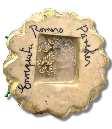 Doña Queta Hand Dressed Santa Muerte Statue With Hand Written Blessings & Photo