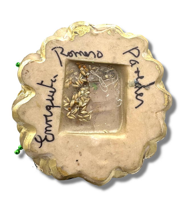 Doña Queta Hand Dressed Santa Muerte Statue With Hand Written Blessings & Photo