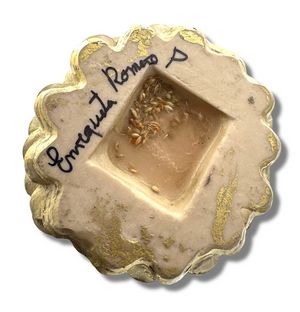 Doña Queta Hand Dressed Santa Muerte Statue With Hand Written Blessings & Photo