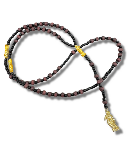 Rosario Negro Protector Santa Muerte Rosario