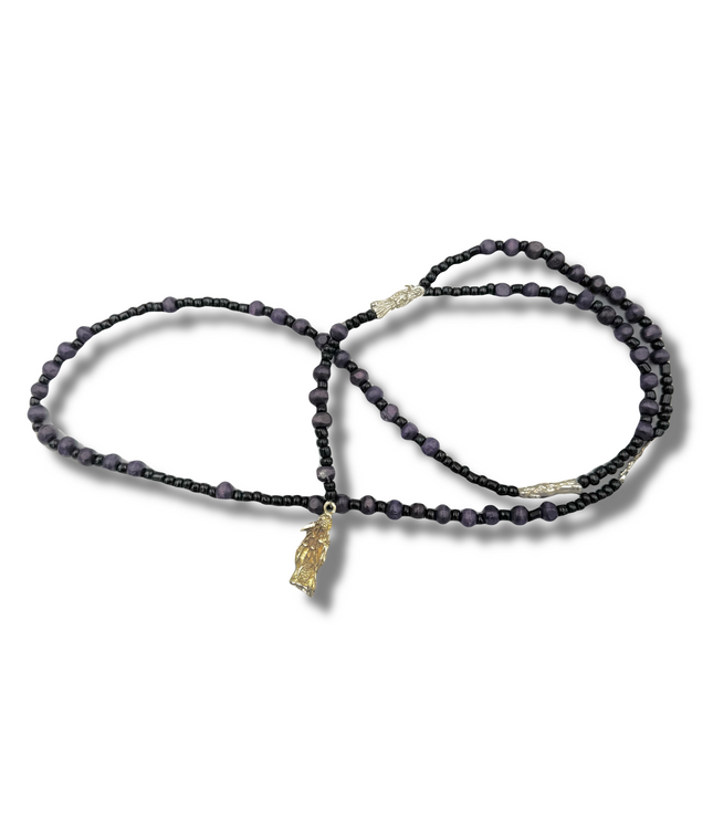 Rosario Negro Protector Santa Muerte Rosario