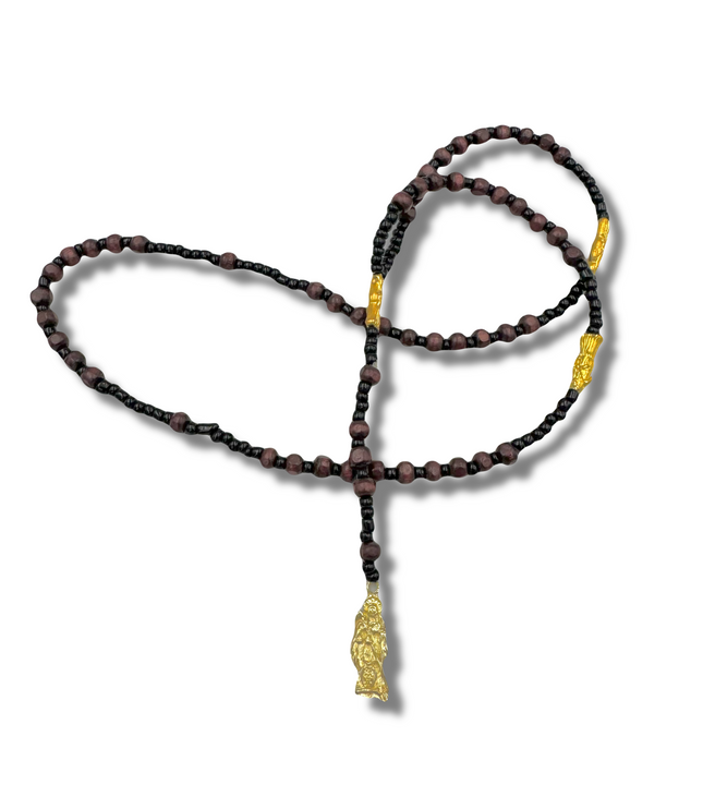 Rosario Negro Protector Santa Muerte Rosario