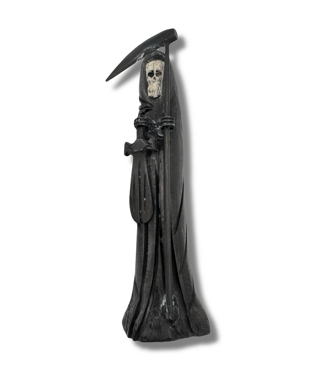 Bone Santísima Muerte Negra Statue
