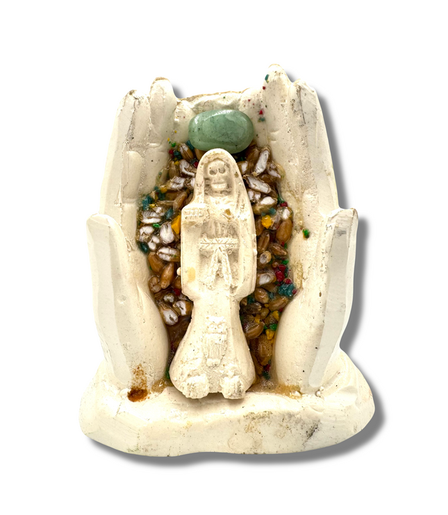 Offering Hands Crystal Loaded Figure
