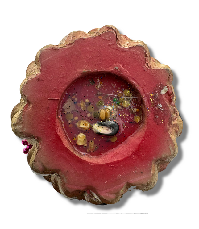 Doña Queta Hand Dressed Santa Muerte Statue With Hand Written Blessings & Photo