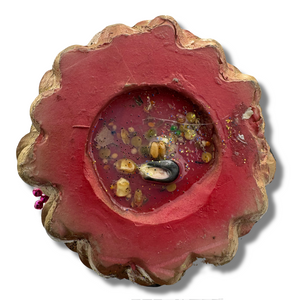 Doña Queta Hand Dressed Santa Muerte Statue With Hand Written Blessings & Photo