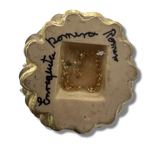 Doña Queta Hand Dressed Santa Muerte Statue With Hand Written Blessings & Photo