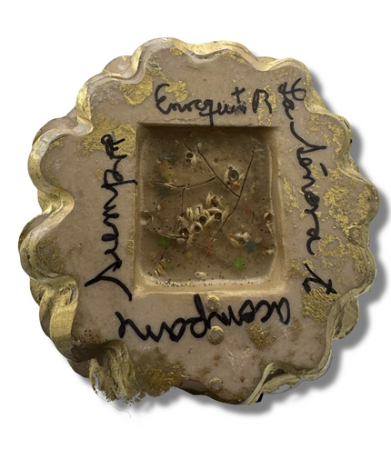 Doña Queta Hand Dressed Santa Muerte Statue With Hand Written Blessings & Photo