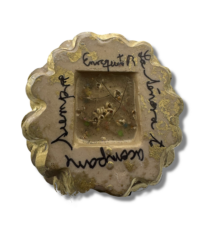 Doña Queta Hand Dressed Santa Muerte Statue With Hand Written Blessings & Photo