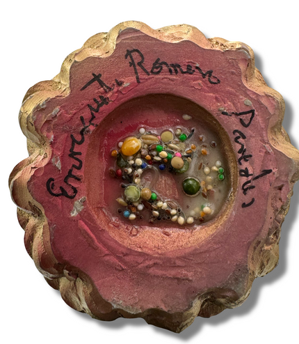 Doña Queta Hand Dressed Santa Muerte Statue With Hand Written Blessings & Photo