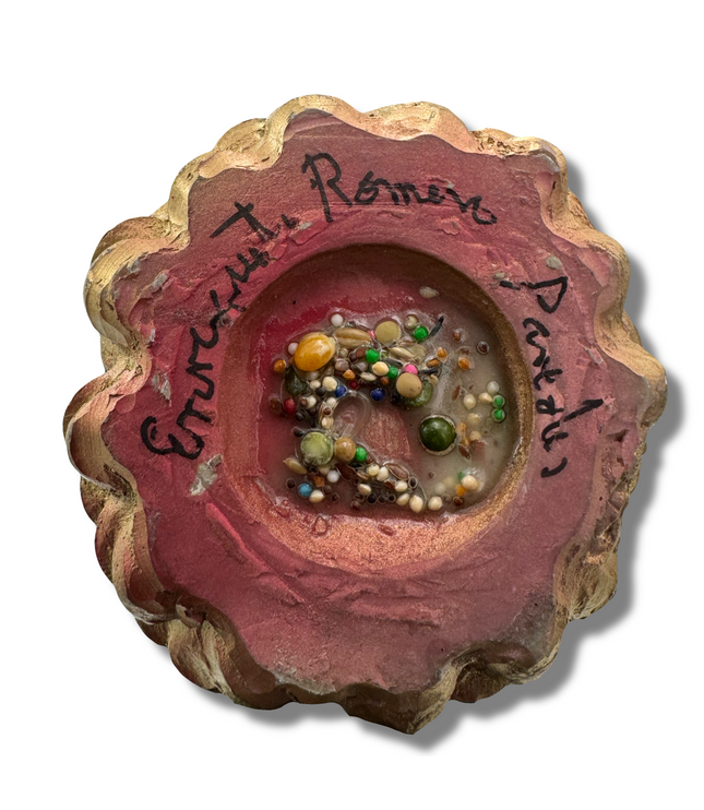 Doña Queta Hand Dressed Santa Muerte Statue With Hand Written Blessings & Photo