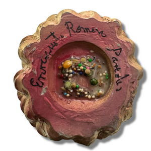 Doña Queta Hand Dressed Santa Muerte Statue With Hand Written Blessings & Photo