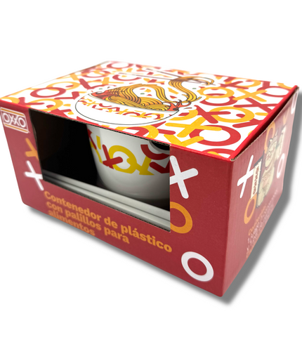 OXXO Ramen Bowl & Chopsticks