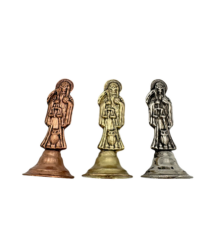Metal Altar Piece - Santa Muerte De Las 4 Herramientas