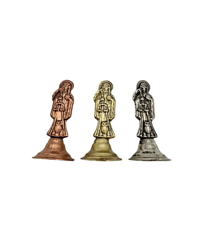 Metal Altar Piece - Santa Muerte De Las 4 Herramientas
