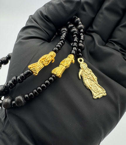 Rosario Negro Protector Santa Muerte Rosario