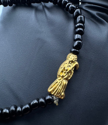 Pulsera Negra De Protección Y Abundancia
