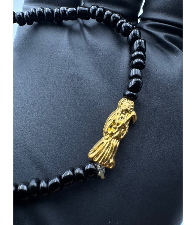 Pulsera Negra De Protección Y Abundancia