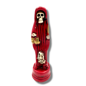 Vintage Resin Santa Muerte Statue