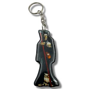 Resin w/ Full Color Santa Muerte Keychain