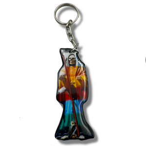 Resin w/ Full Color Santa Muerte Keychain