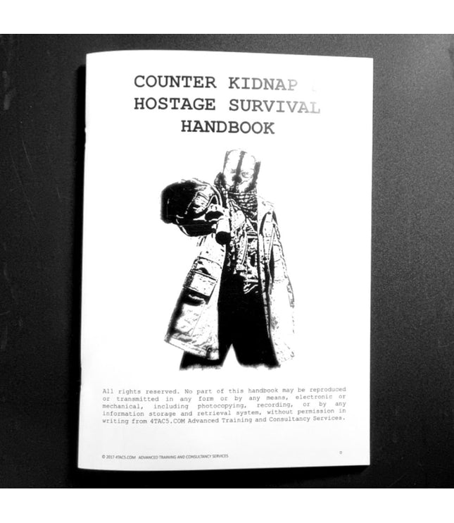 COUNTER KIDNAP & HOSTAGE SURVIVAL HANDBOOK