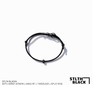 STLTH BLACK® Special Edition GTFO-Wrist-Strap® 2.0 + AHK3-rf + Twistlock + Split-Ring