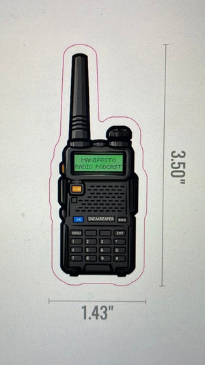 Manifesto Radio Podcst Sticker